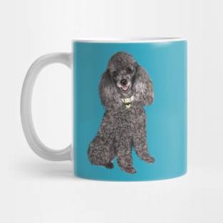 A  Silver Toy or Miniature Poodle - Just the Dog Mug